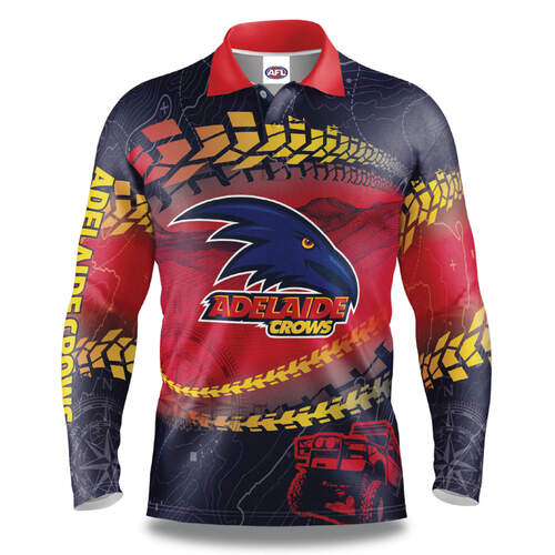 Adelaide Crows Trax Off-Road Camping Shirt