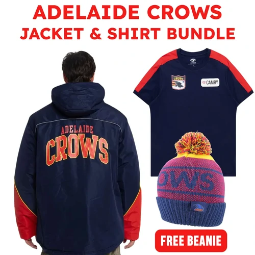 Adelaide Crows Jacket & Shirt Combo