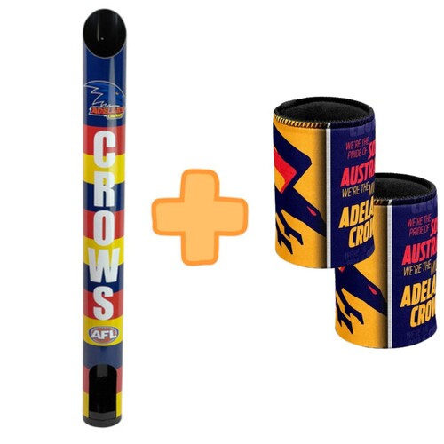 Adelaide Crows Stubby Holder Dispenser Bonus Pack