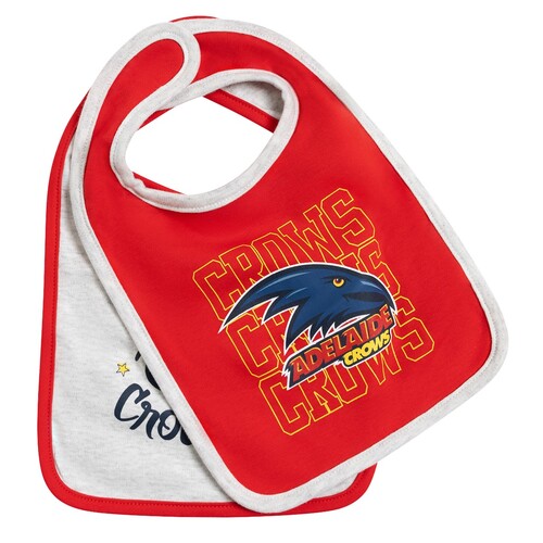 Adelaide Crows Baby 2-Pack Bibs