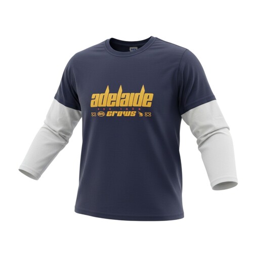 Adelaide Crows Kids Graphic Long Sleeve Tee 