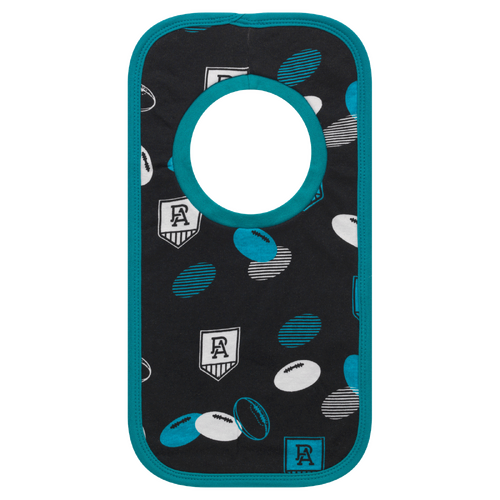 Port Adelaide Power AFL Babies 2 Pack Bib Set