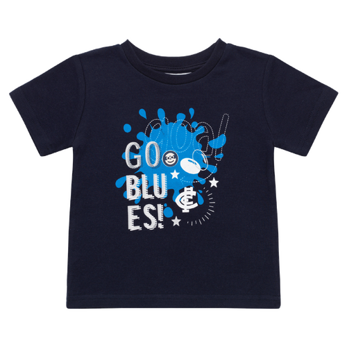 Carlton Blues AFL Babies Ringer Tee