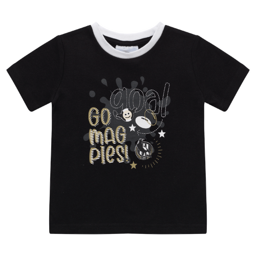 Collingwood Magpies AFL Babies Ringer Tee