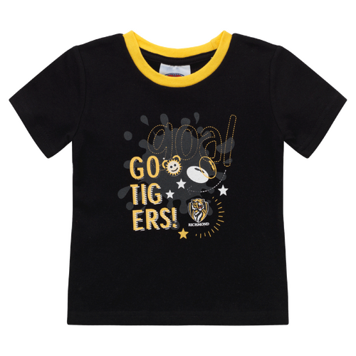 Richmond Tigers AFL Babies Ringer Tee