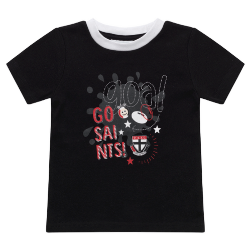 St Kilda Saints AFL Babies Ringer Tee