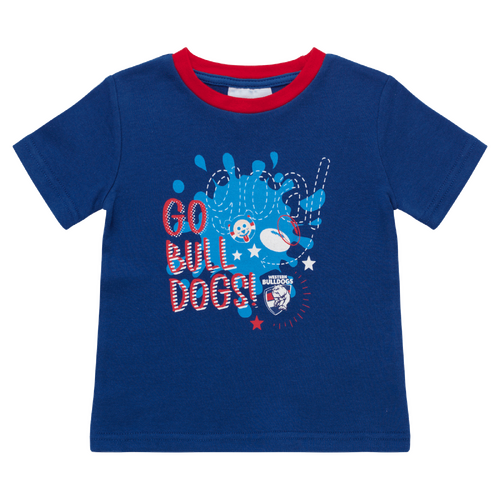 Western Bulldogs AFL Babies Ringer Tee