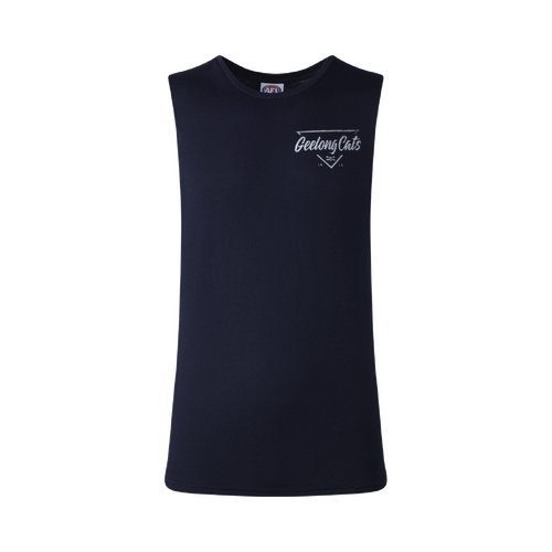 Geelong Cats S21 Mens Football Tank