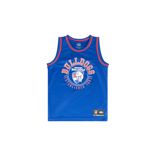 Western Bulldogs Youth Basketball Mesh Singlet