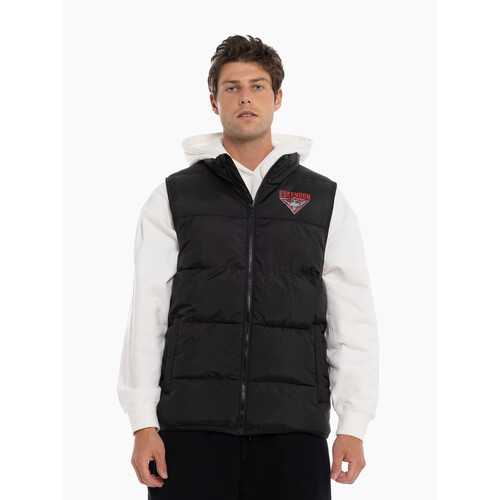 Essendon Bombers Mens Puffer Vest