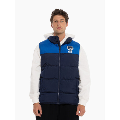 Geelong Cats Mens Puffer Vest
