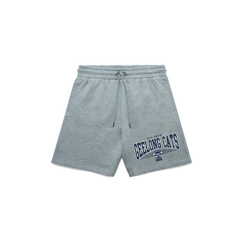 Geelong Cats Mens Graphic Fleece Shorts