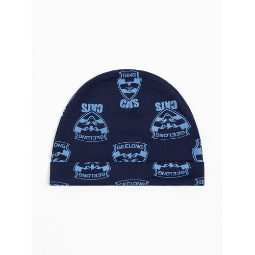 Geelong Cats Baby Logo Beanie
