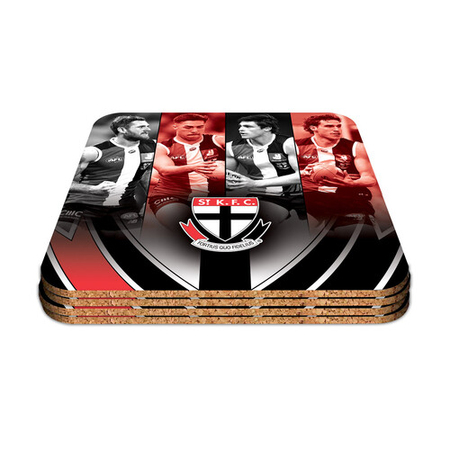 St Kilda Saints Set of Four Player Coaster