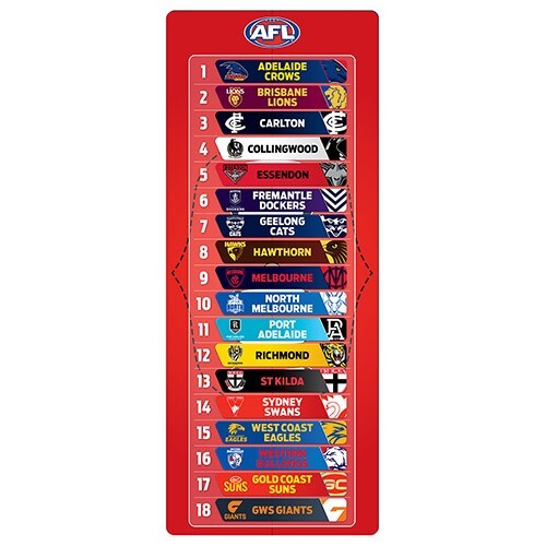 AFL Magnetic Mini Footy Ladder 