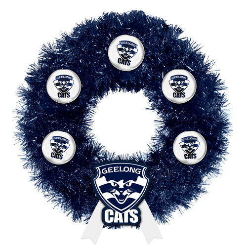 Geelong Cats Christmas Wreath