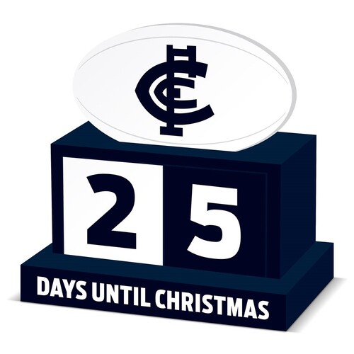 Carlton Blues Xmas Countdown Blocks