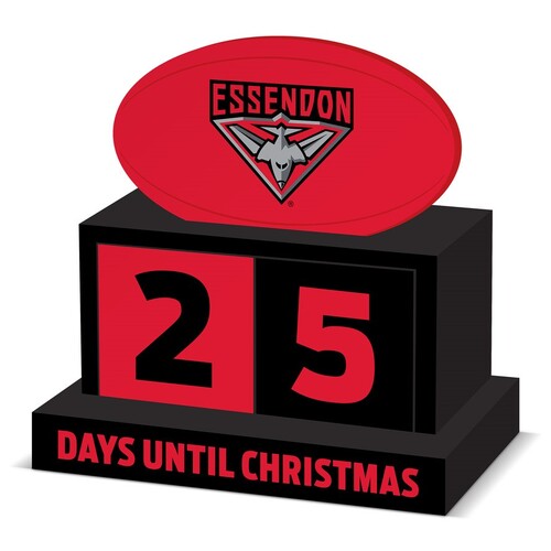 Essendon Bombers Xmas Countdown Blocks