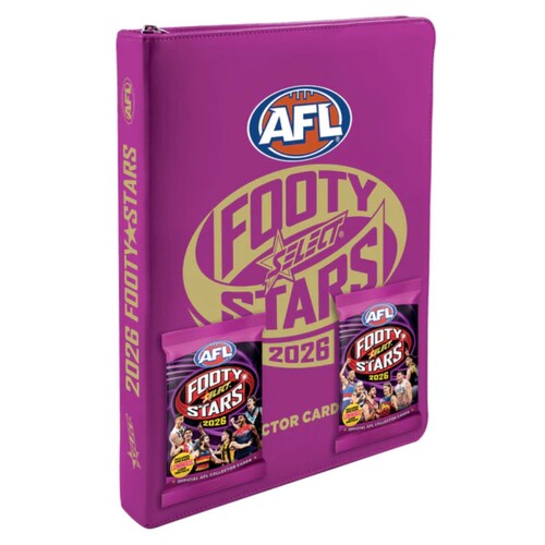 AFL Footy Stars 2026 Collector Cards Vinyl Album