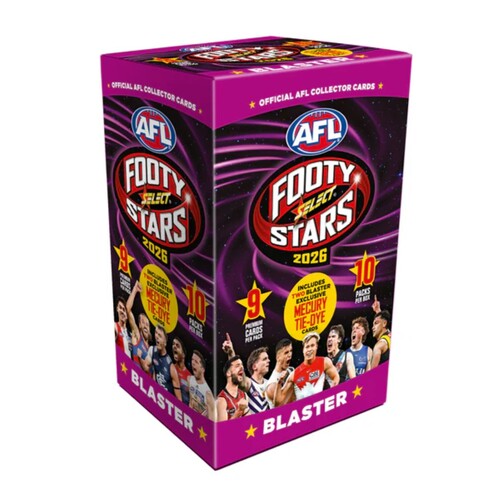 AFL Footy Stars 2026 Collector Cards Blaster Box