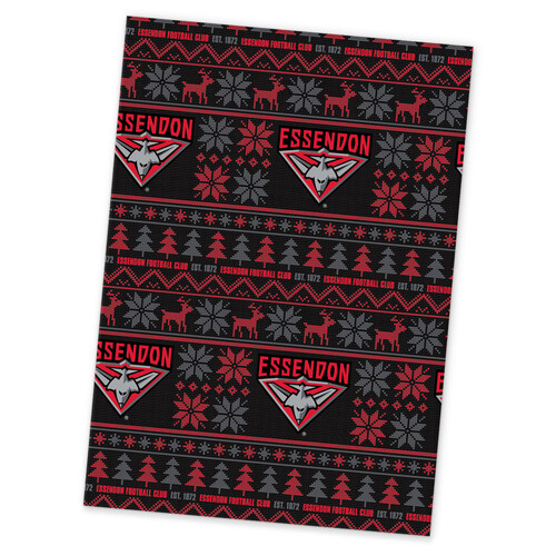 Essendon Bombers Christmas Wrapping Paper
