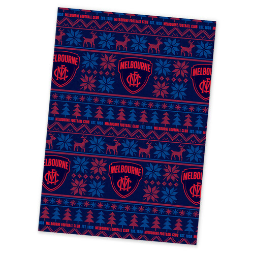 Melbourne Demons Christmas Wrapping Paper