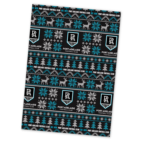 Port Adelaide Power Christmas Wrapping Paper