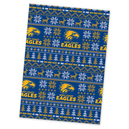 West Coast Eagles Christmas Wrapping Paper