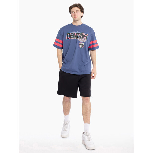 Melbourne Demons Mens Multi Logo Tee