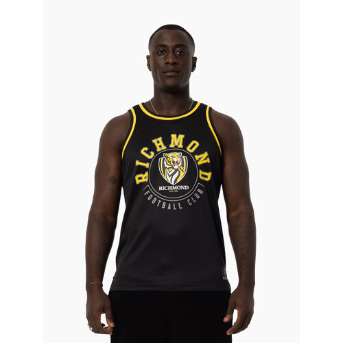 Richmond Tigers Mens Mesh Basketball Singlet