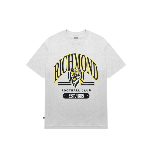 Richmond Tigers AFL Mens Vintage Arch Graphic Tee