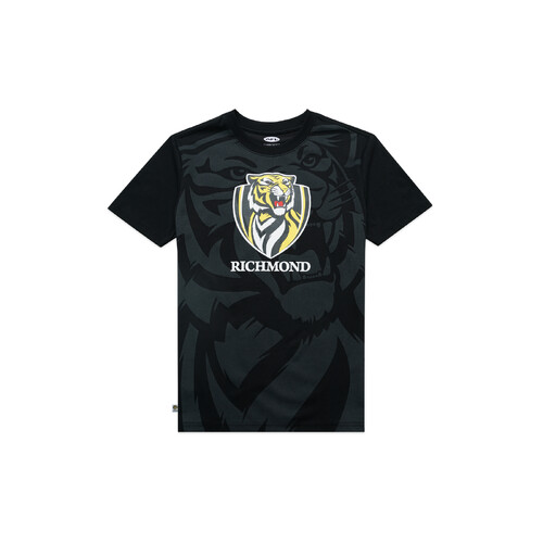 Richmond Tigers Kids Oversize Crop Logo Tee