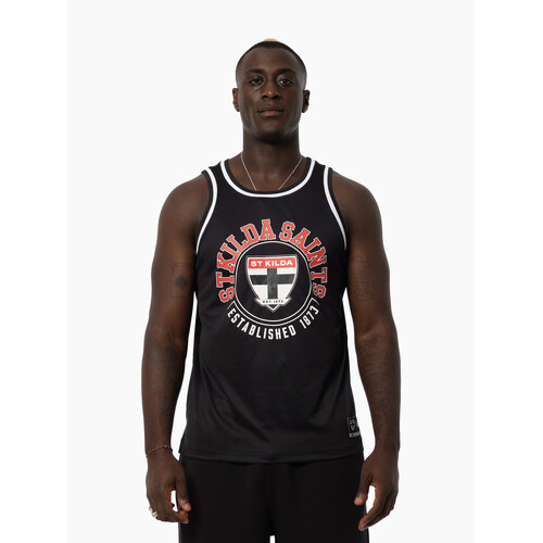 St Kilda Saints Mens Mesh Basketball Singlet