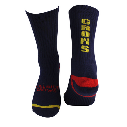 Adelaide Crows 1 Pack Crew Socks