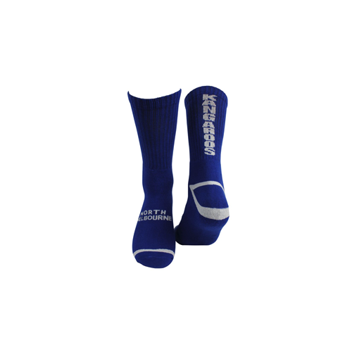 North Melbourne Kangaroos 1 Pack Crew Socks