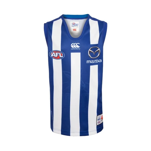 North Melbourne Kangaroos 2018 Official Youths Home Guernsey