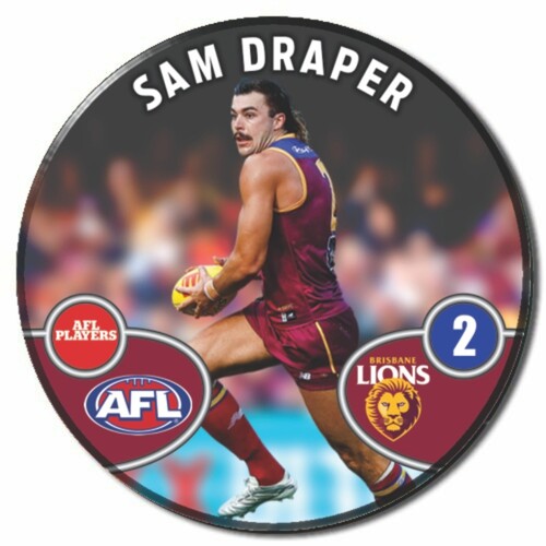 Brisbane Lions 2026 Player Action Badge - DRAPER