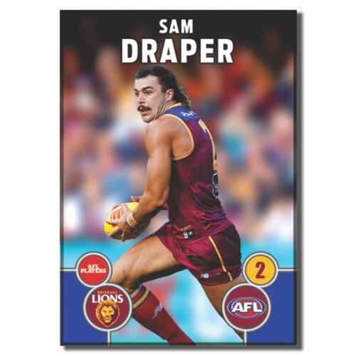 Brisbane Lions 2026 Player Action Magnet - DRAPER
