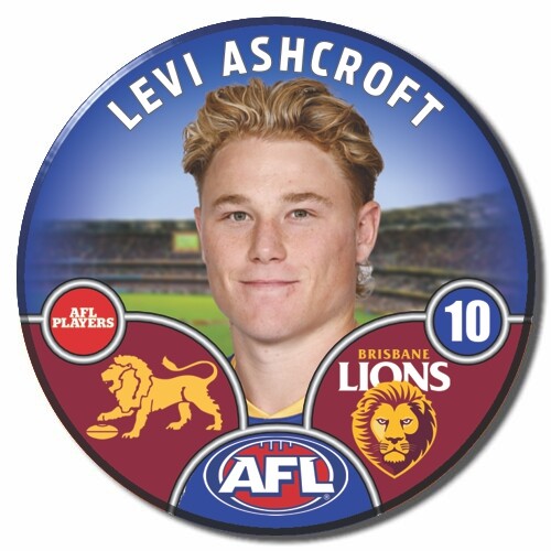 Brisbane Lions 2025 Player Pin Badge - ASHCROFT, L