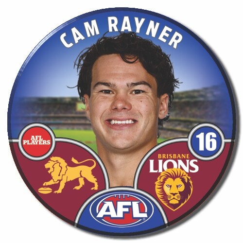 Brisbane Lions 2025 Player Pin Badge - RAYNER
