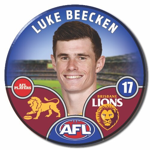 Brisbane Lions 2025 Player Pin Badge - BEECKEN