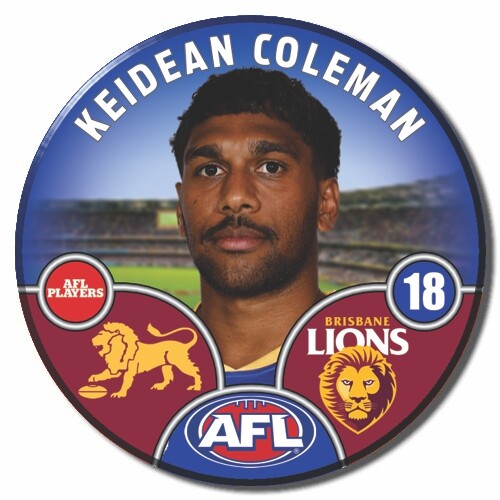 Brisbane Lions 2025 Player Pin Badge - COLEMAN