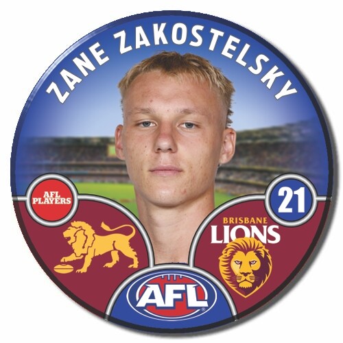Brisbane Lions 2025 Player Pin Badge - ZAKOSTELSKY
