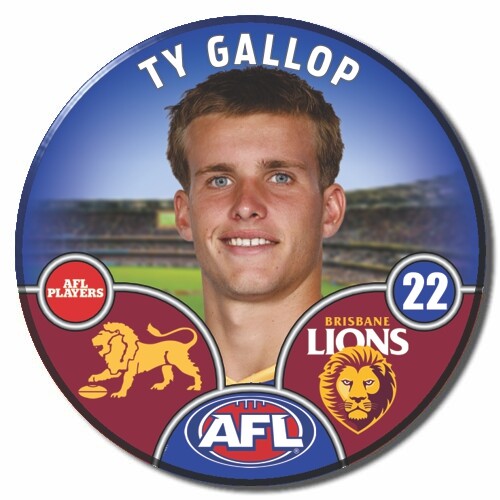 Brisbane Lions 2025 Player Pin Badge - GALLOP