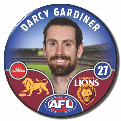 Brisbane Lions 2025 Player Pin Badge - GARDINER