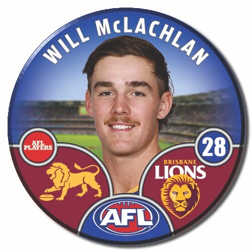 Brisbane Lions 2025 Player Pin Badge - MCLACHLAN