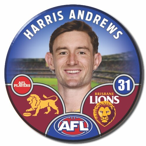 Brisbane Lions 2025 Player Pin Badge - ANDREWS