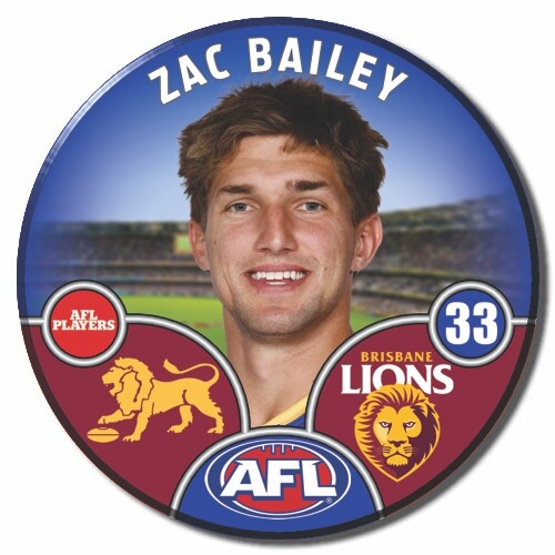 Brisbane Lions 2025 Player Pin Badge - BAILEY
