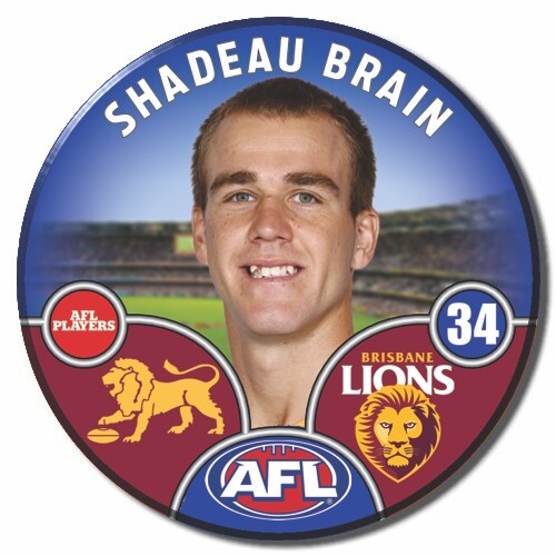 Brisbane Lions 2025 Player Pin Badge - BRAIN