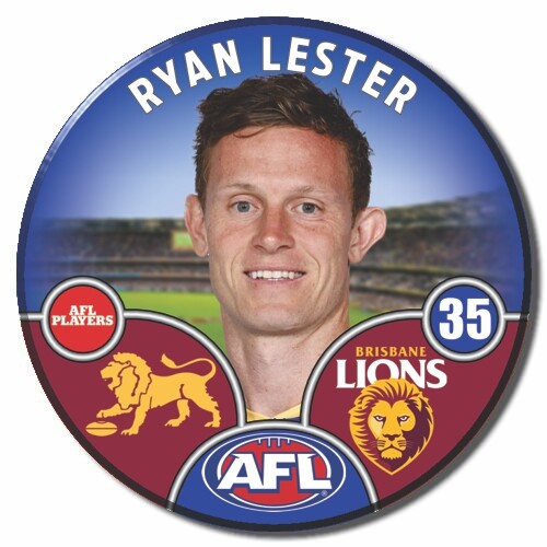 Brisbane Lions 2025 Player Pin Badge - LESTER